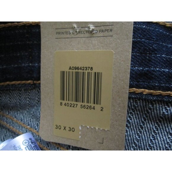 New W/ Tag Levis Low Pro Mid Rise Pin Stripe Denim Jeans Sz 30x30 (MP337) - Picture 2 of 7